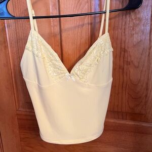 White fox lace cami